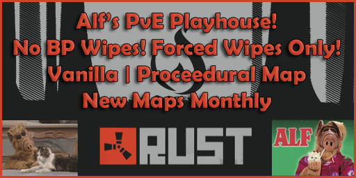 Alfs PvE Playhouse Noob Friendly No Decay/Upkeep