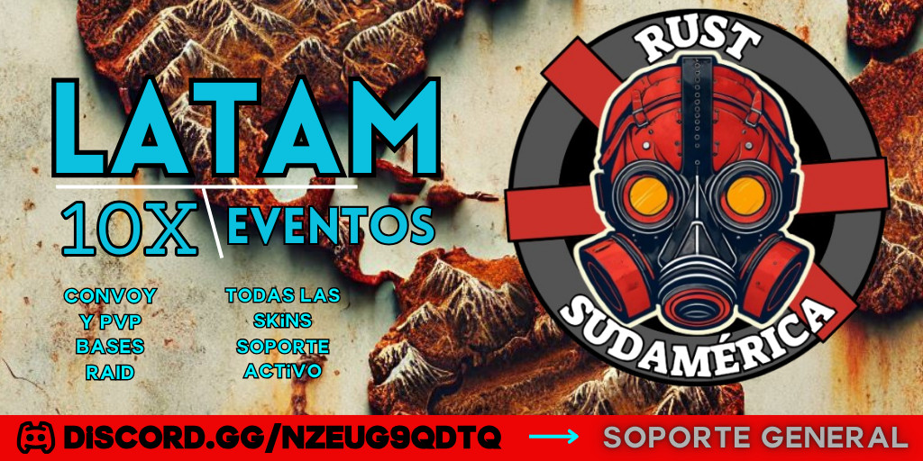 Rust Sudamerica X10 | Bi-Semanal | No BPs | No Work Bench