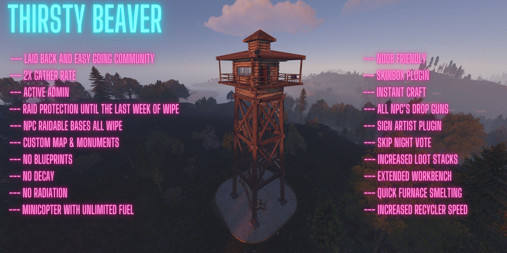 Thirsty Beaver|2x Gather|No BPs|MyMini|SkinBox|No Decay